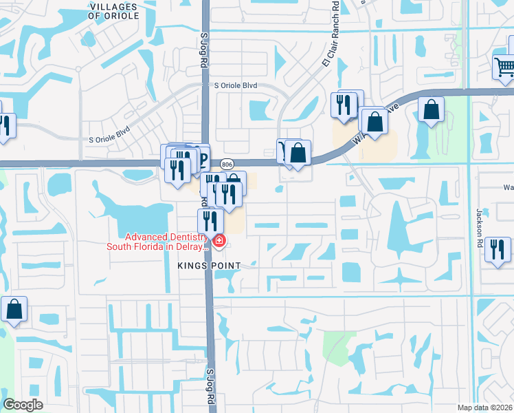 map of restaurants, bars, coffee shops, grocery stores, and more near 6223 Heliconia Road in Delray Beach