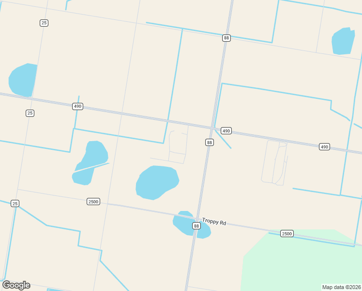 map of restaurants, bars, coffee shops, grocery stores, and more near 3425 Farm to Market Road 490 in Raymondville