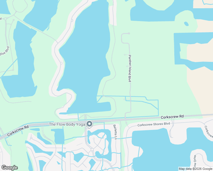 map of restaurants, bars, coffee shops, grocery stores, and more near 19650 Panther Island Blvd in Fort Myers