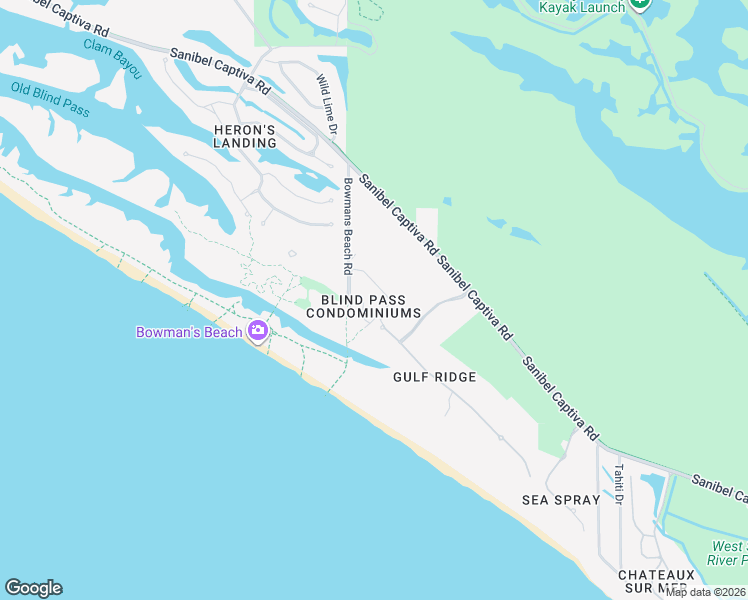 map of restaurants, bars, coffee shops, grocery stores, and more near 6202 Sea Bell Road in Sanibel