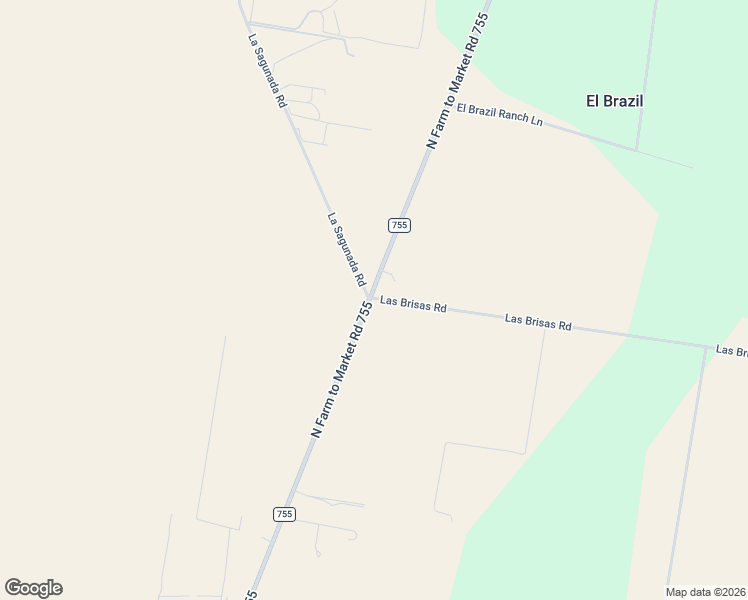 map of restaurants, bars, coffee shops, grocery stores, and more near 264 Las Brisas Road in Rio Grande City