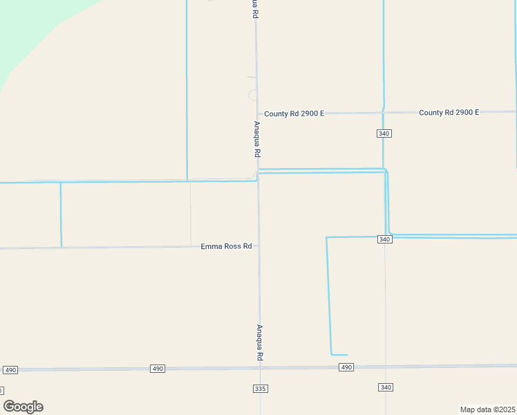 map of restaurants, bars, coffee shops, grocery stores, and more near County Road 335 in Willacy County