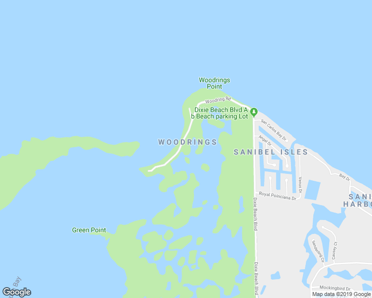 map of restaurants, bars, coffee shops, grocery stores, and more near 1858 Woodring Road in Sanibel