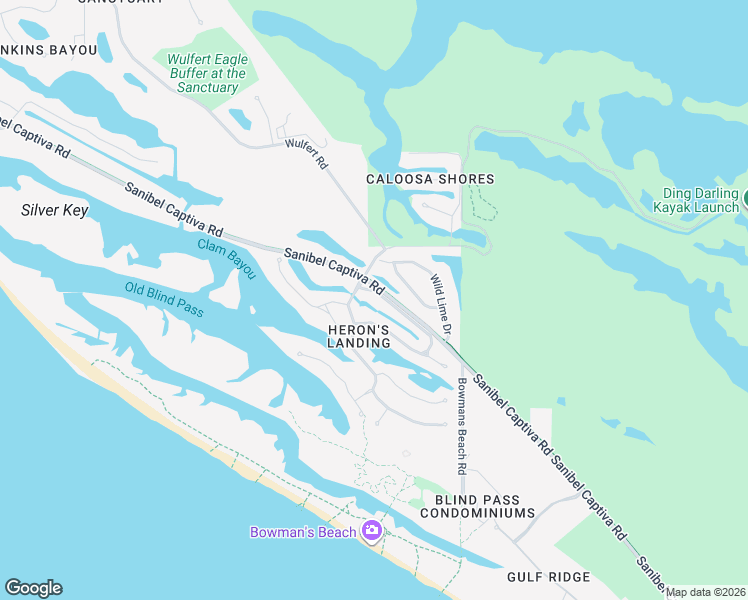 map of restaurants, bars, coffee shops, grocery stores, and more near 4636 Buck Key Road in Sanibel