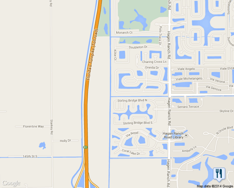 map of restaurants, bars, coffee shops, grocery stores, and more near 7732 Mansfield Hollow Road in Delray Beach