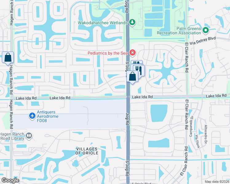 map of restaurants, bars, coffee shops, grocery stores, and more near Vía Trento in Palm Beach County