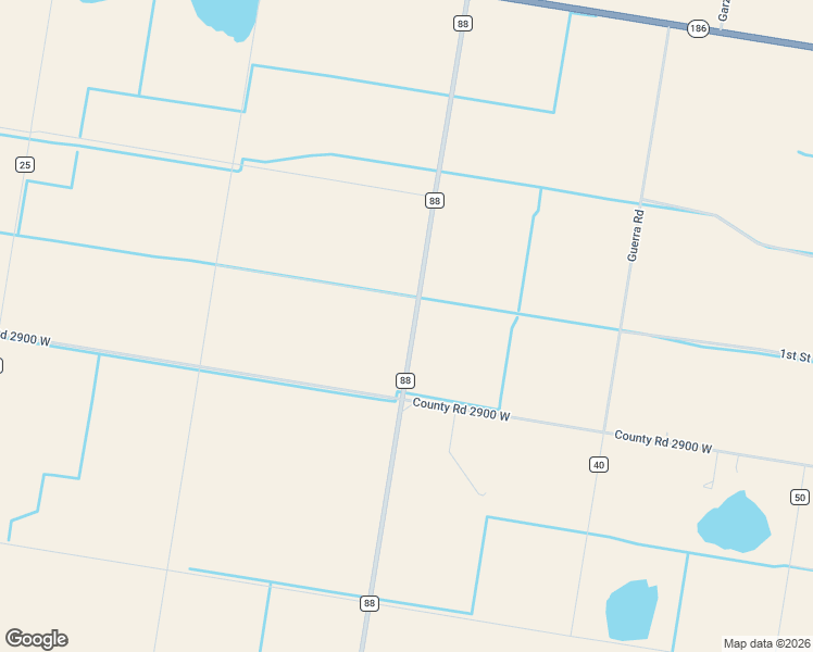 map of restaurants, bars, coffee shops, grocery stores, and more near 12231 Farm to Market 88 in Raymondville