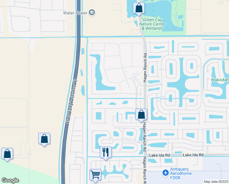 map of restaurants, bars, coffee shops, grocery stores, and more near 7669 Monarch Court in Delray Beach