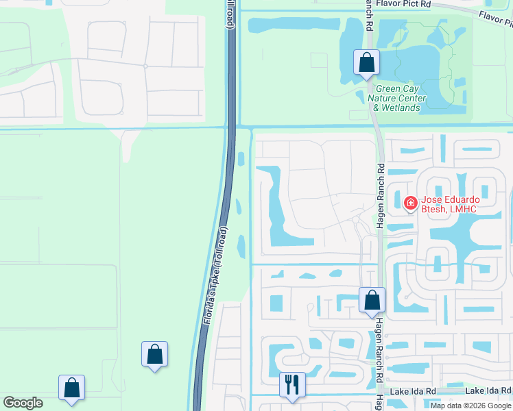 map of restaurants, bars, coffee shops, grocery stores, and more near 7927 Monarch Court in Delray Beach