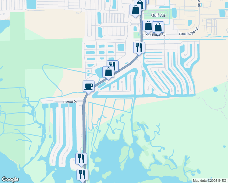 map of restaurants, bars, coffee shops, grocery stores, and more near 11798 Isle of Palms Drive in Fort Myers Beach