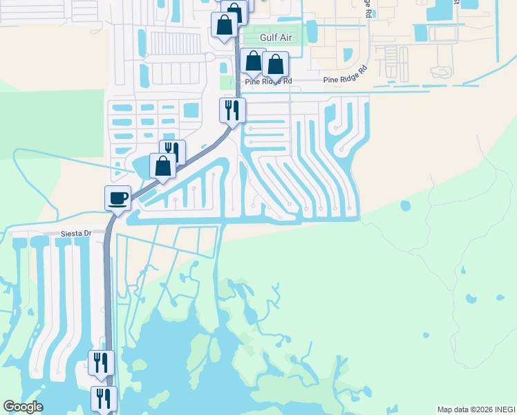 map of restaurants, bars, coffee shops, grocery stores, and more near 11451 Rebecca Circle in Fort Myers Beach