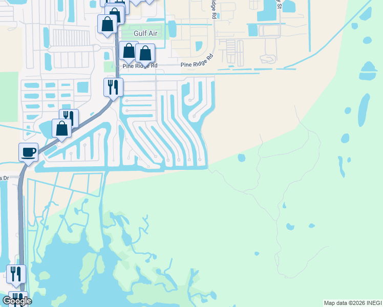 map of restaurants, bars, coffee shops, grocery stores, and more near 17900 Peppard Drive in Fort Myers Beach