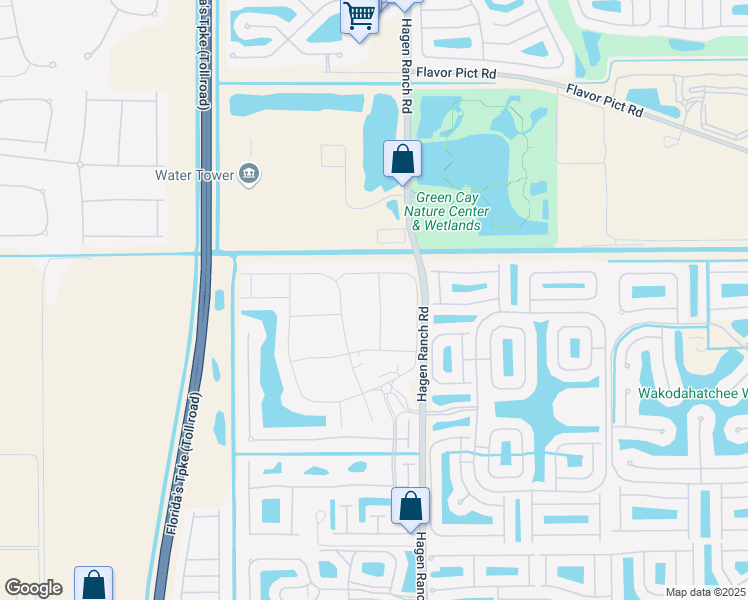 map of restaurants, bars, coffee shops, grocery stores, and more near 13135 Hagen Ranch Road in Delray Beach