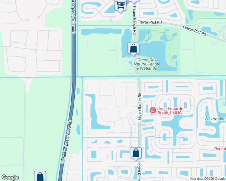 map of restaurants, bars, coffee shops, grocery stores, and more near 7855 Wildflower Shores Drive in Delray Beach