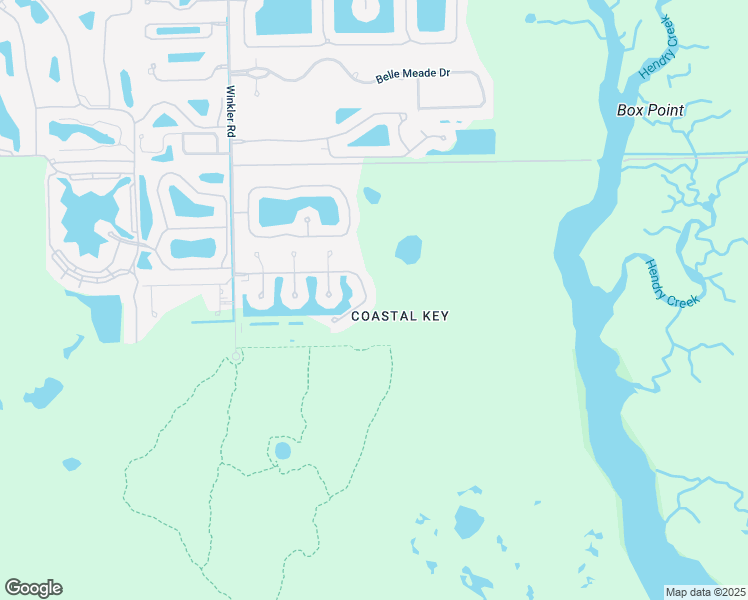 map of restaurants, bars, coffee shops, grocery stores, and more near 8590 Big Mangrove Drive in Fort Myers