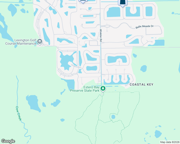 map of restaurants, bars, coffee shops, grocery stores, and more near 8772 Stockbridge Drive in Fort Myers