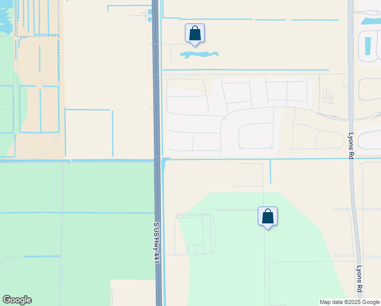 map of restaurants, bars, coffee shops, grocery stores, and more near 9900 Pecorino Isle in Boynton Beach