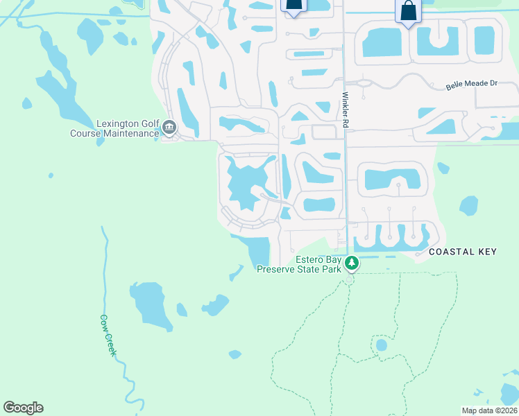 map of restaurants, bars, coffee shops, grocery stores, and more near 9110 Southmont Cove in Fort Myers