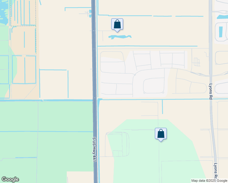 map of restaurants, bars, coffee shops, grocery stores, and more near 9900 Pecorino Isle in Boynton Beach