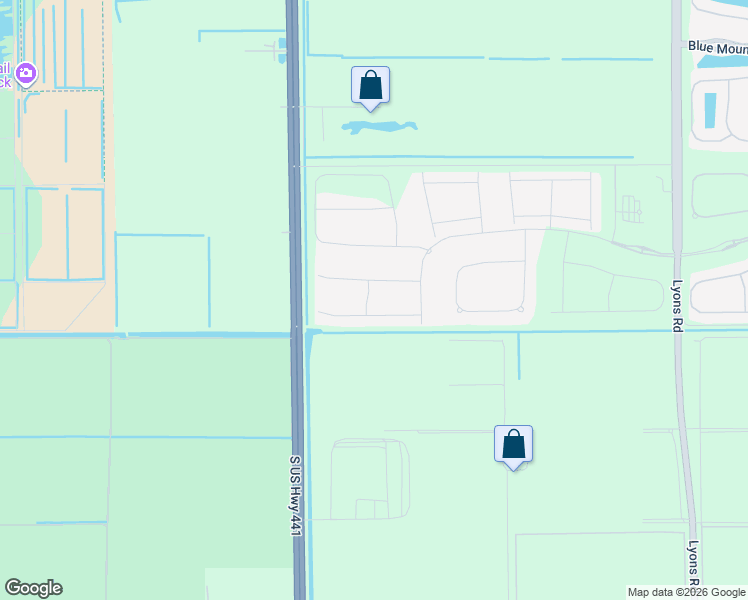 map of restaurants, bars, coffee shops, grocery stores, and more near 130th Road South in Delray Beach