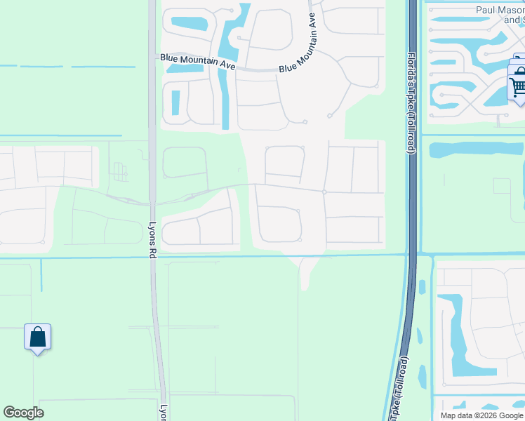 map of restaurants, bars, coffee shops, grocery stores, and more near 13058 Big Bear Bluff in Boynton Beach