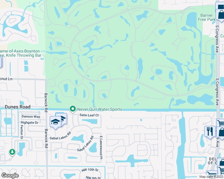 map of restaurants, bars, coffee shops, grocery stores, and more near 2 Southport Lane in Boynton Beach