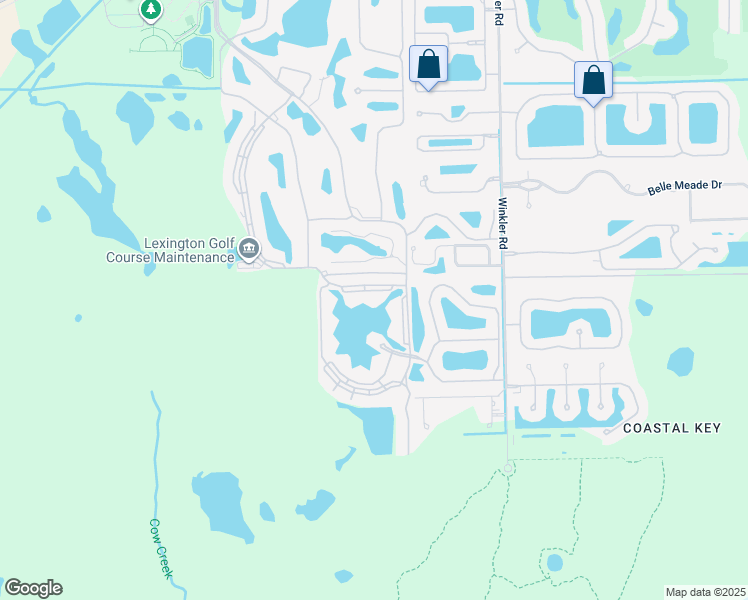 map of restaurants, bars, coffee shops, grocery stores, and more near 9190 Southmont Cove in Fort Myers