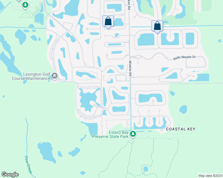 map of restaurants, bars, coffee shops, grocery stores, and more near 8921 Bristol Bend in Fort Myers
