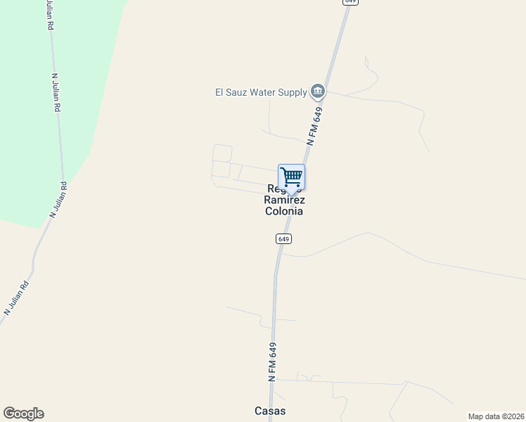 map of restaurants, bars, coffee shops, grocery stores, and more near in Regino Ramirez Colonia