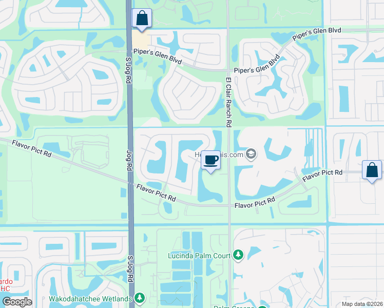 map of restaurants, bars, coffee shops, grocery stores, and more near 12651 Coral Lakes Drive in Boynton Beach