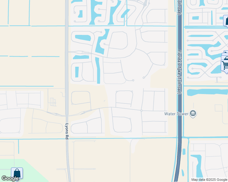 map of restaurants, bars, coffee shops, grocery stores, and more near 12612 Copper Mountain Pass in Boynton Beach
