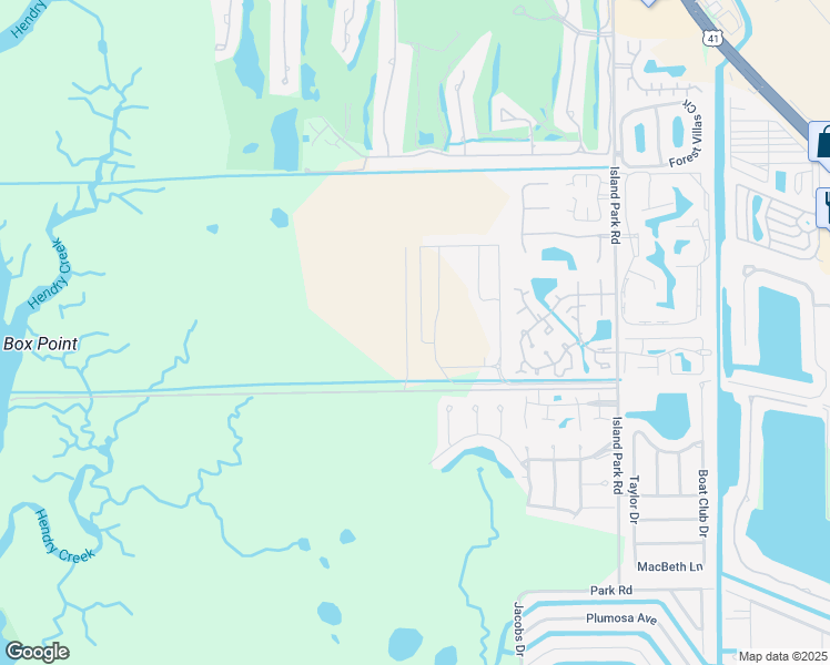 map of restaurants, bars, coffee shops, grocery stores, and more near Island Inlet Court in Fort Myers