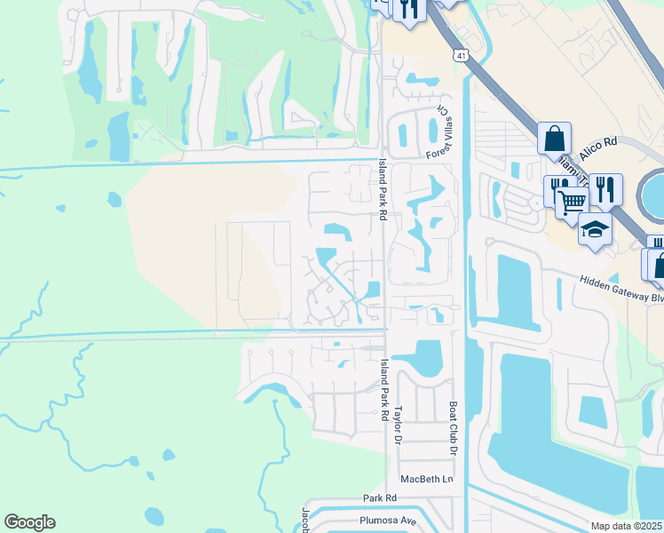 map of restaurants, bars, coffee shops, grocery stores, and more near 6390 Royal Woods Drive in Fort Myers