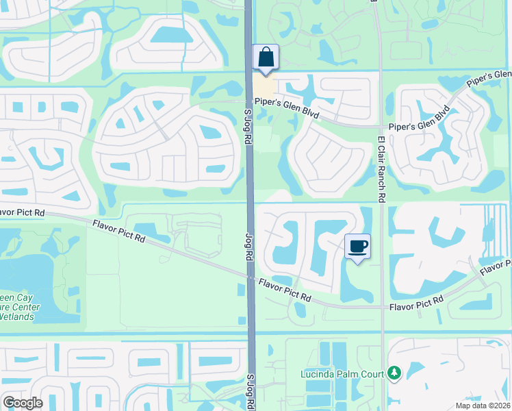 map of restaurants, bars, coffee shops, grocery stores, and more near 12960 Coral Lakes Drive in Boynton Beach