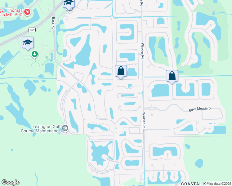 map of restaurants, bars, coffee shops, grocery stores, and more near 8844 Tropical Court in Fort Myers