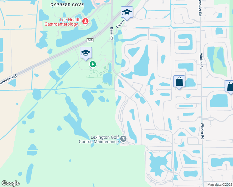 map of restaurants, bars, coffee shops, grocery stores, and more near 9291 Bayberry Bend in Fort Myers
