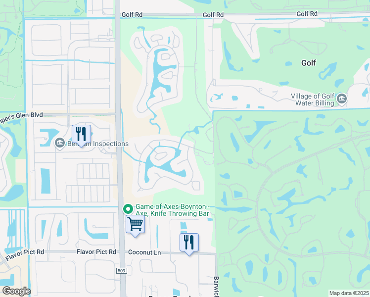 map of restaurants, bars, coffee shops, grocery stores, and more near 4566 South Lake Drive in Boynton Beach