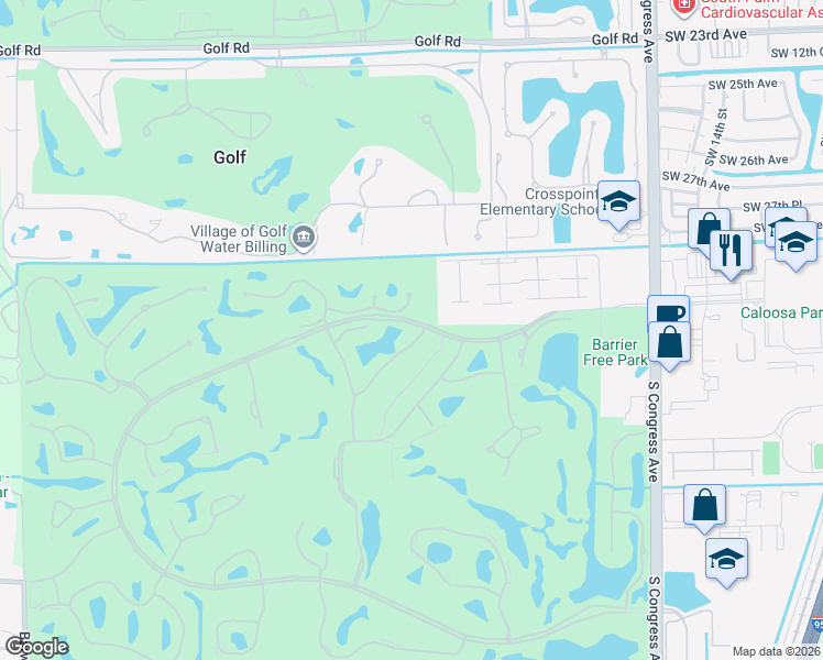 map of restaurants, bars, coffee shops, grocery stores, and more near 47 Bristol Drive in Boynton Beach