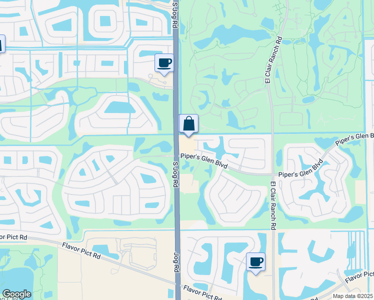 map of restaurants, bars, coffee shops, grocery stores, and more near 12080 Jog Road in Boynton Beach