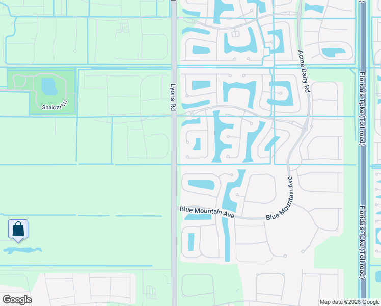 map of restaurants, bars, coffee shops, grocery stores, and more near 11887 Foxbriar Lake Trail in Boynton Beach