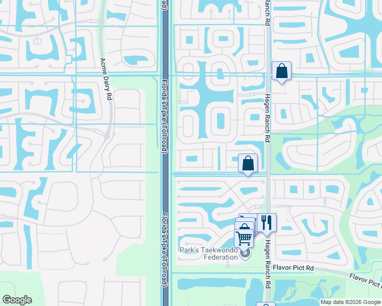 map of restaurants, bars, coffee shops, grocery stores, and more near 7862 Stanza Street in Boynton Beach
