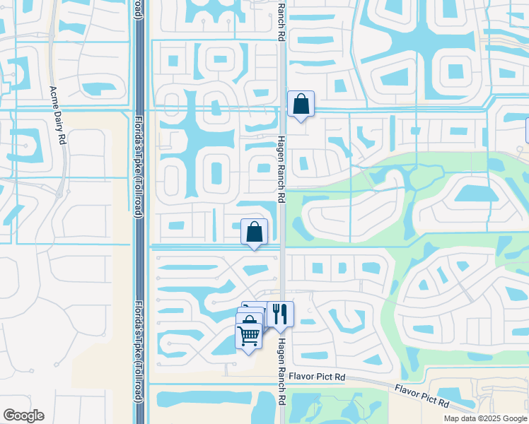 map of restaurants, bars, coffee shops, grocery stores, and more near 7569 Las Cruces Court in Boynton Beach