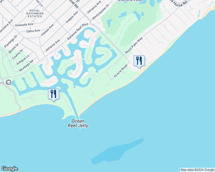 map of restaurants, bars, coffee shops, grocery stores, and more near in Freeport