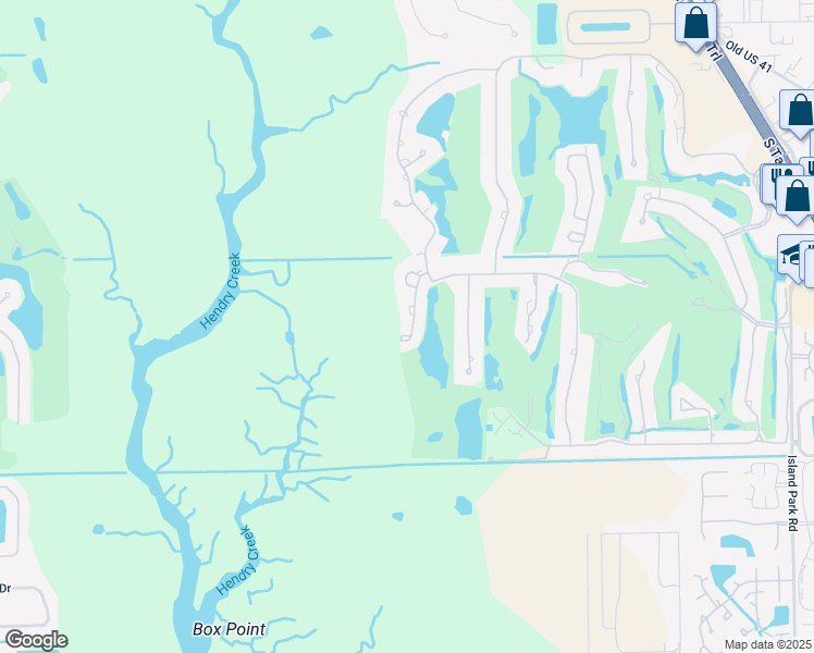 map of restaurants, bars, coffee shops, grocery stores, and more near 16550 Heron Coach Way in Fort Myers