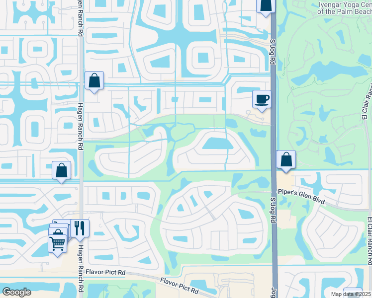 map of restaurants, bars, coffee shops, grocery stores, and more near 7200 Cascades Isle Boulevard in Boynton Beach