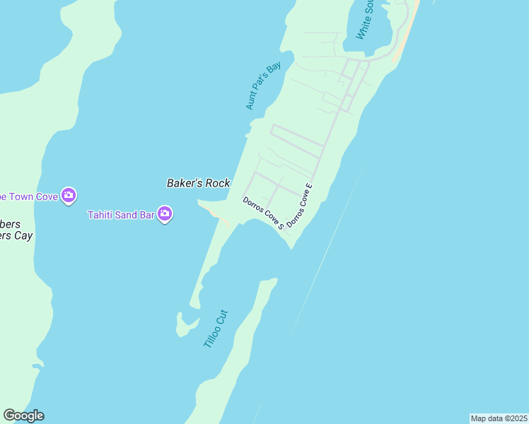 map of restaurants, bars, coffee shops, grocery stores, and more near Dorros Cove South in Elbow Cay