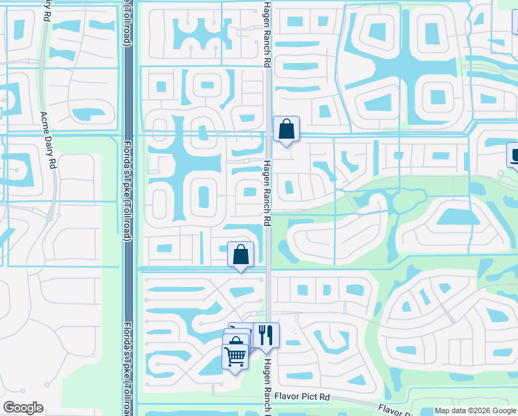 map of restaurants, bars, coffee shops, grocery stores, and more near 7542 San Pedro Street in Boynton Beach