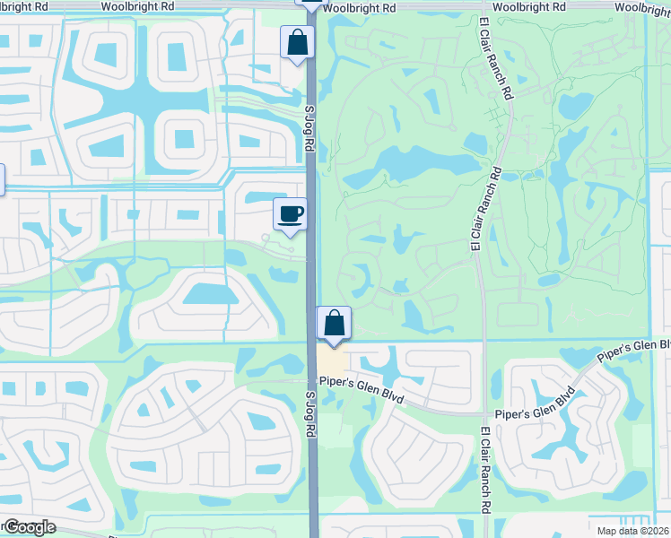 map of restaurants, bars, coffee shops, grocery stores, and more near 11865 Fountainside Circle in Boynton Beach