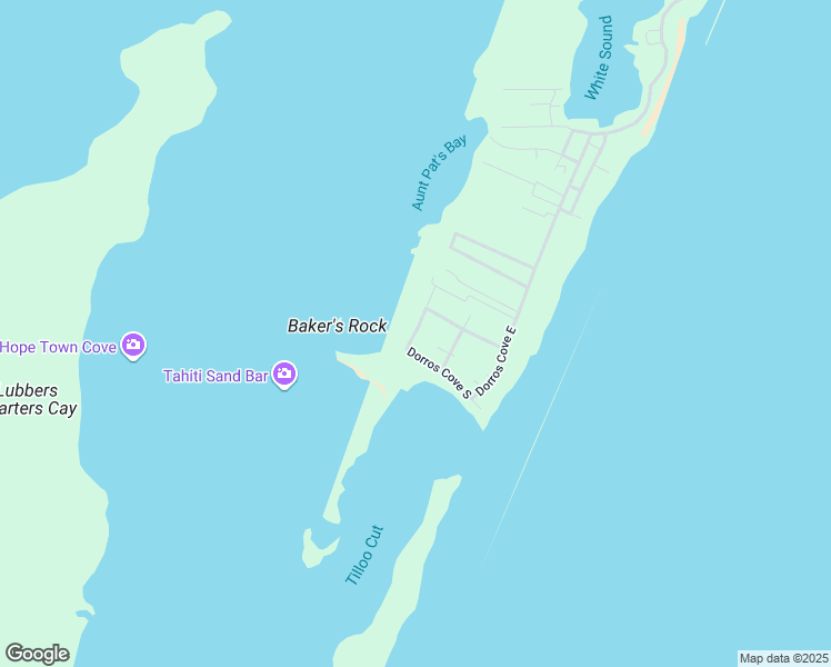 map of restaurants, bars, coffee shops, grocery stores, and more near Dorros Cove West in Elbow Cay