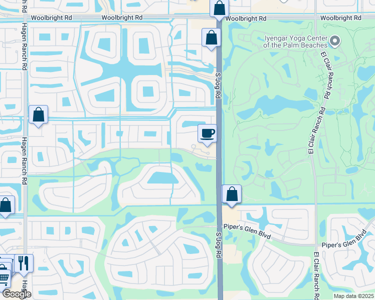 map of restaurants, bars, coffee shops, grocery stores, and more near 7200 Cascades Isle Boulevard in Boynton Beach
